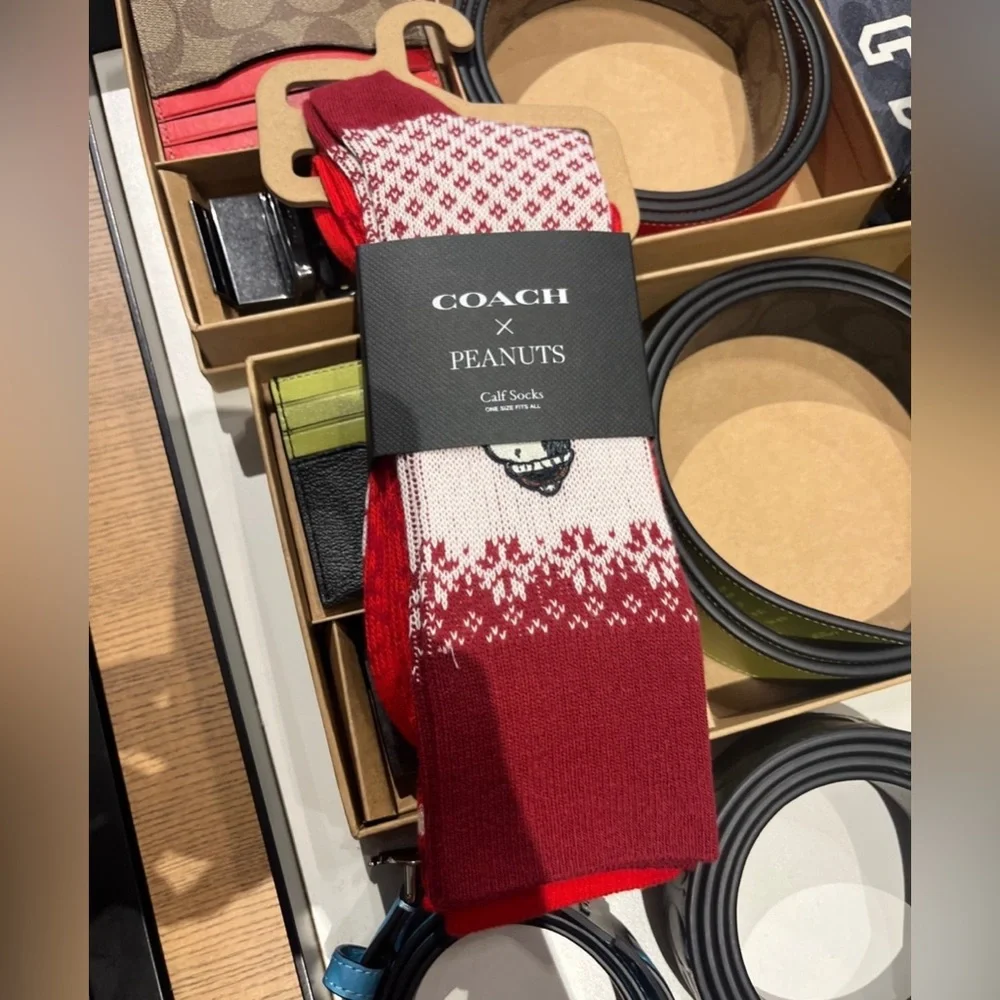 Last one! New Women’s Coach X Peanuts Socks With Snoopy